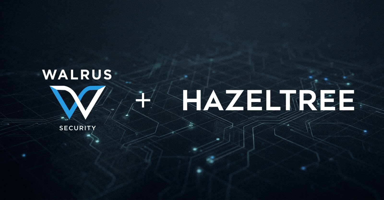Walrus Security and Hazeltree logos side by side
