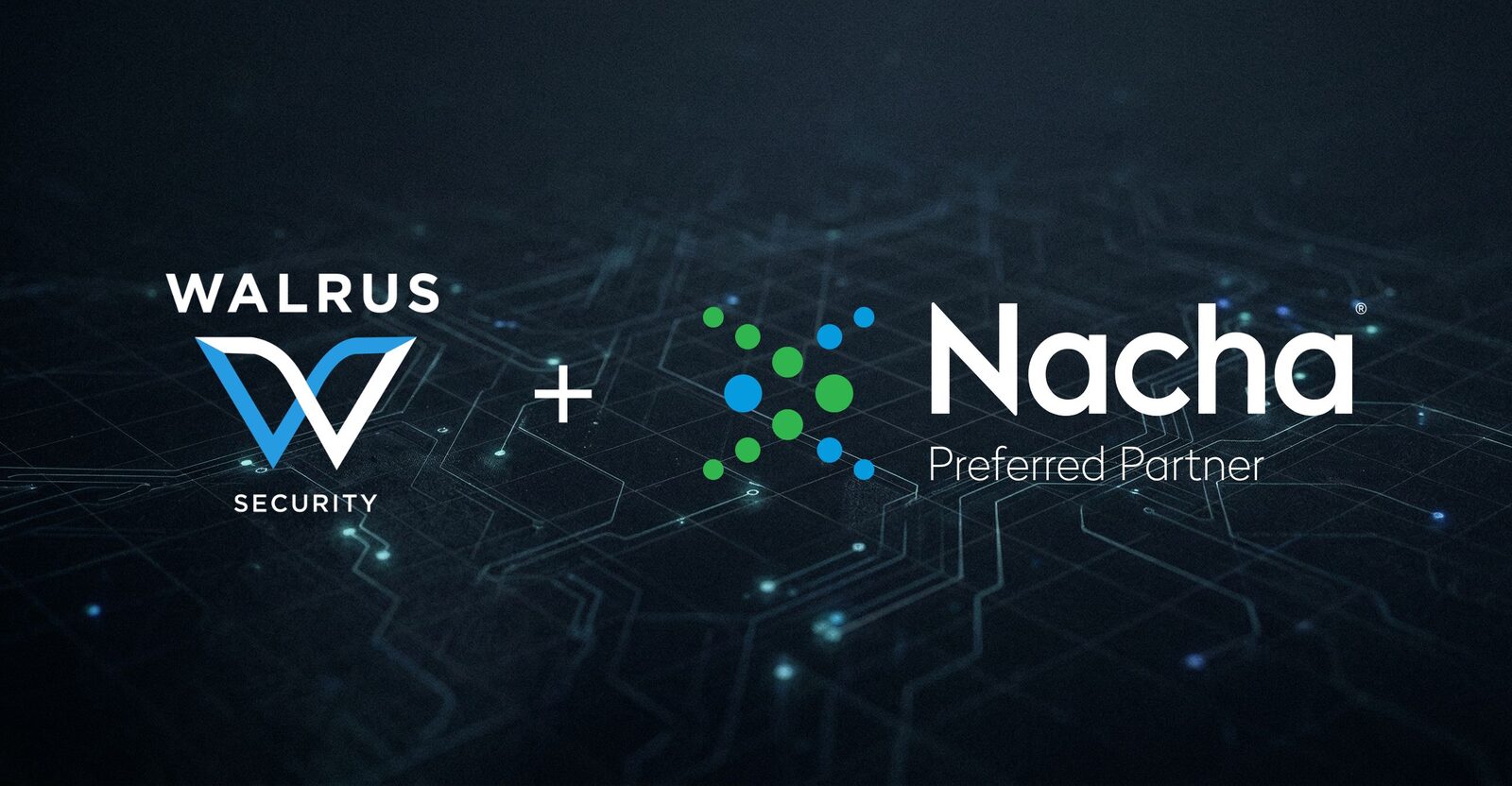 Walrus Security and Nacha logos side by side